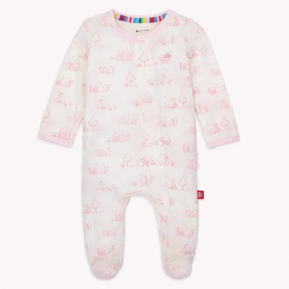 Magnetic Me Disney Footie Girls 0-3M Winnie the Pooh Sweeter Than Honey Sleeper